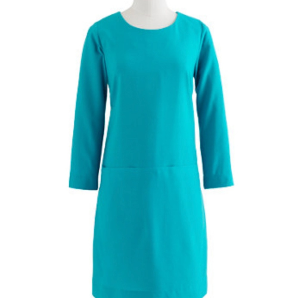 J Crew Mod Jules Wool Shift Dress - Picture 2 of 3